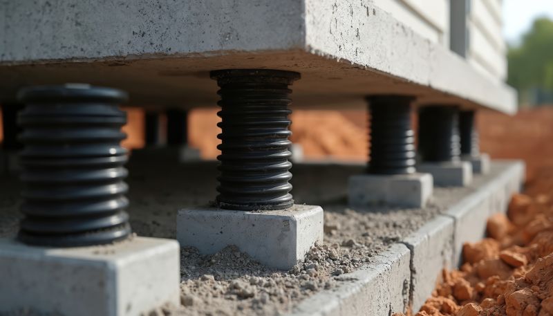 Foundation Repair with Helical Piers